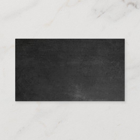 Royal Blue Rose Chalk Board Hochzeit im Herbst Tab Platzkarte (Rückseite)