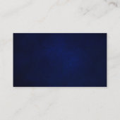 Royal Blue Rustic Sunflower Wedding Registry Enclo Begleitkarte (Rückseite)