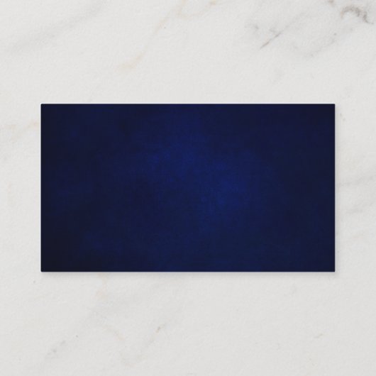 Royal Blue Rustic Sunflower Wedding Registry Enclo Begleitkarte (Rückseite)