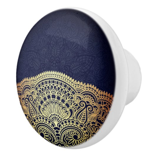 Royal Blue Sapphire Keramikknauf (Rechts)