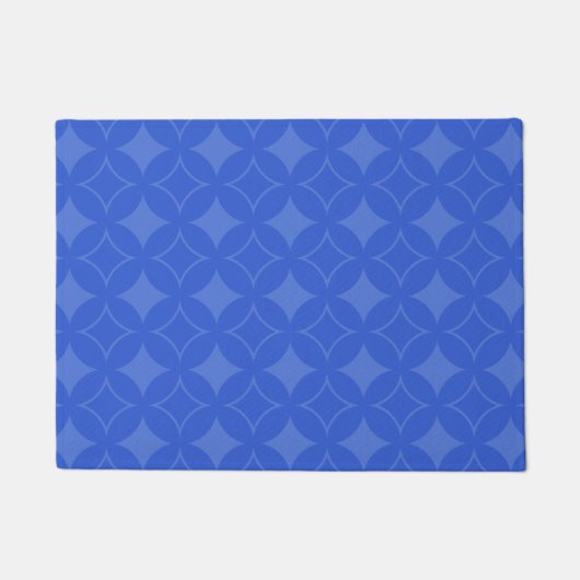 Royal Blue Shippo Muster Fußmatte (Vorderseite)