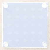 Royal Blue Shippo Muster Glasuntersetzer (Rückseite)