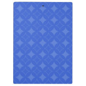 Royal Blue Shippo Muster Klemmbrett (Rückseite)