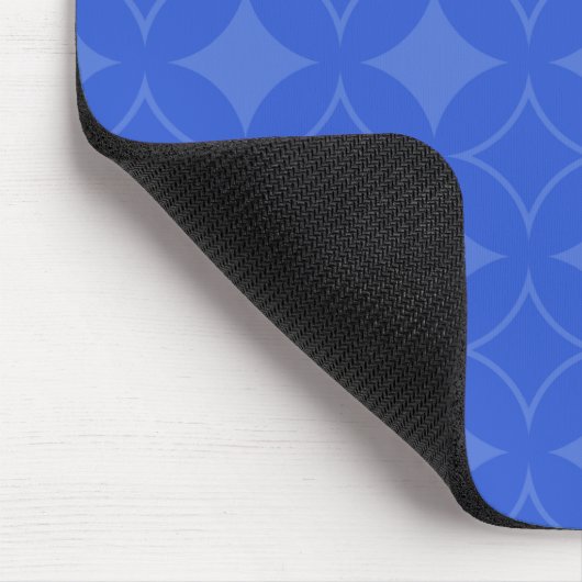 Royal Blue Shippo Muster Mousepad (Ecke)
