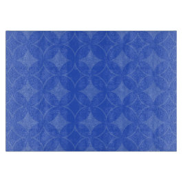 Royal Blue Shippo Muster Schneidebrett