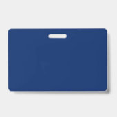 Royal Blue Solid Color Ausweis (Rückseite)
