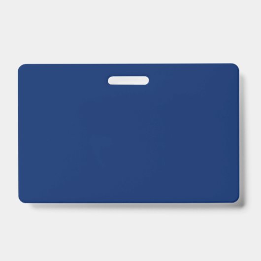 Royal Blue Solid Color Ausweis (Vorderseite)