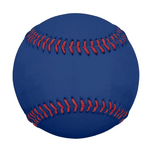 Royal Blue Solid Color Baseball (Rückseite)
