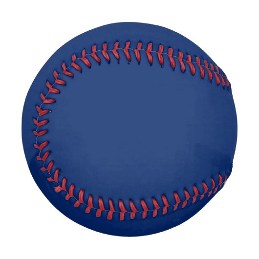 Royal Blue Solid Color Baseball (Vorderseite Links)
