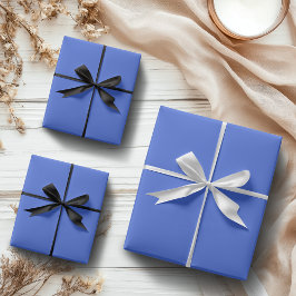 Royal Blue Solid Color | Classic | elegant Geschenkpapier Set