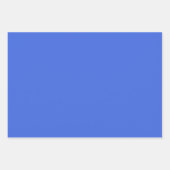 Royal Blue Solid Color | Classic | elegant Geschenkpapier Set (Vorderseite)