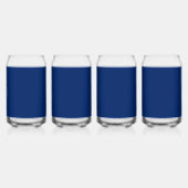 Royal Blue Solid Color Dosenglas (Vorderseite)