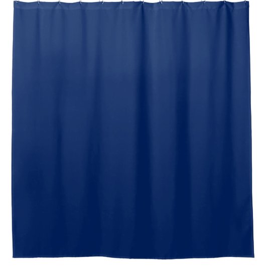 Royal Blue Solid Color Duschvorhang (Vorderseite)