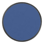 Royal Blue Solid Color Eishockey Puck (Vorderseite)