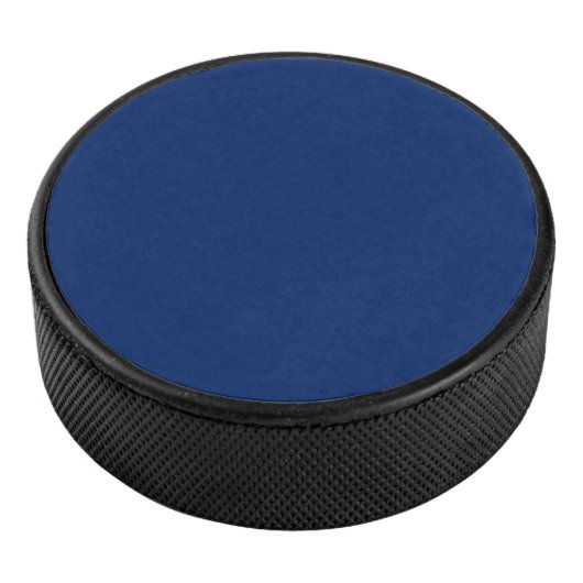 Royal Blue Solid Color Eishockey Puck (3/4)