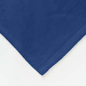 Royal Blue Solid Color Fleecedecke (Ecke)