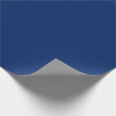 Royal Blue Solid Color Geschenkpapier (Ecke)