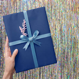 Royal Blue Solid Color Geschenkpapier