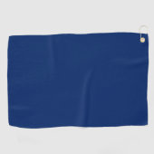 Royal Blue Solid Color Golfhandtuch (Horizontal)
