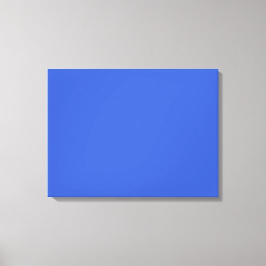 Royal Blue Solid Color Leinwanddruck (Vorderseite)