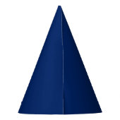 Royal Blue Solid Color Partyhütchen (Rückseite)