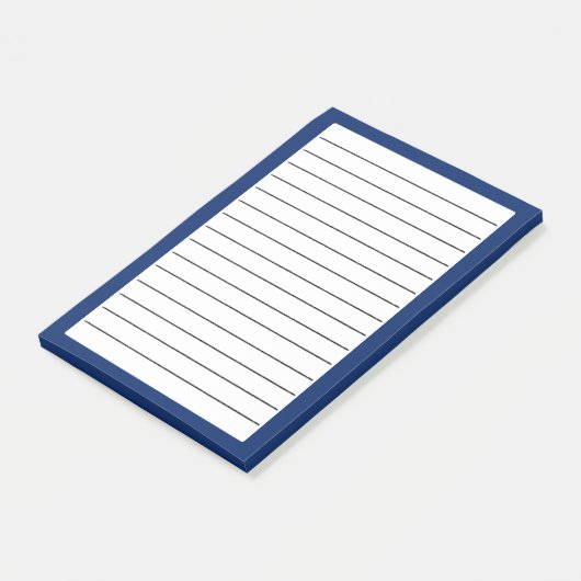 Royal Blue Solid Color Post-it Klebezettel (angewinkelt)
