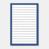 Royal Blue Solid Color Post-it Klebezettel (Vorderseite)