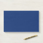 Royal Blue Solid Color Post-it Klebezettel (Auf Schreibtisch)