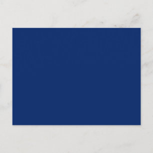 Royal Blue Solid Color Postkarte