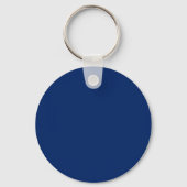 Royal Blue Solid Color Schlüsselanhänger (Rückseite)