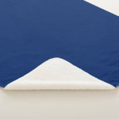 Royal Blue Solid Color Sherpadecke (3/4)