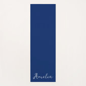 Royal Blue Solid Color Yogamatte (Vorderseite)