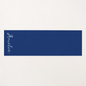 Royal Blue Solid Color Yogamatte (Vorderseite (Horizontal))