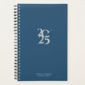 Royal Blue Split Year Spiral Weekly Planer (Vorderseite)