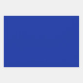 Royal Blue Star Musterverpackungsblätter Geschenkpapier Set (Vorderseite 3)