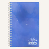 Royal Blue Star Notebook Notizblock (Vorderseite)