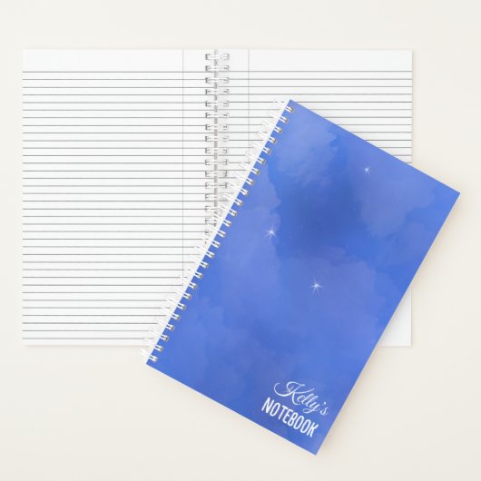 Royal Blue Star Notizblock (Innen)