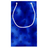 Royal Blue Star von David Hanukkah Kleine Geschenktüte (Rückseite)