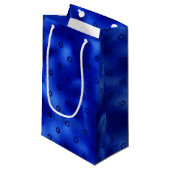 Royal Blue Star von David Hanukkah Kleine Geschenktüte (Vorderseite Schrägansicht)