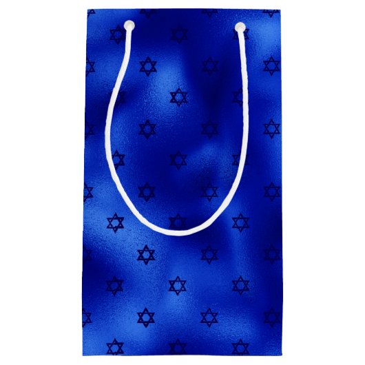 Royal Blue Star von David Hanukkah Kleine Geschenktüte (Vorderseite)