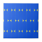 Royal Blue Sticks Kleine Keramik Tile Fliese (Vorderseite)