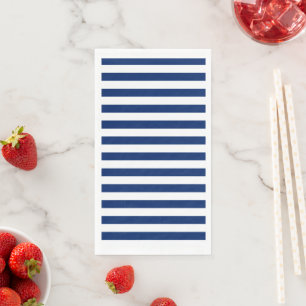 Royal Blue Striping Serviette
