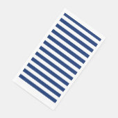 Royal Blue Striping Serviette (Ecke)