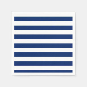 Royal Blue Striping Serviette