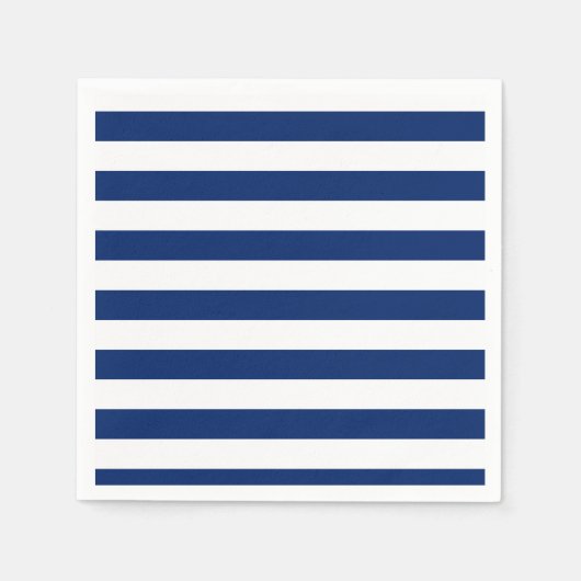 Royal Blue Striping Serviette (Vorderseite)