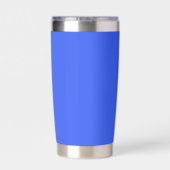 Royal Blue Stylized Wedding Trauzeuge Thermobecher (Rückseite)