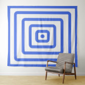 Royal Blue Target Tapestes - Anpassbar Wandteppich (Beispiel (Horizontal))