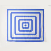 Royal Blue Target Tapestes - Anpassbar Wandteppich (Vorderseite (Horizontal))