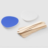 Royal Blue Teardrop Fan - Custom Bulk Set Fächer (Non-assembled)