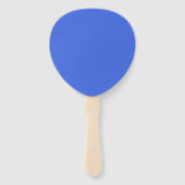 Royal Blue Teardrop Fan - Custom Bulk Set Fächer (Vorderseite)
